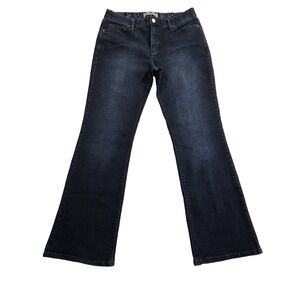 Levi's 525 Perfect‎ Waist Boot Cut Jeans Women's 14M (32x30) Dark Wash Stretch